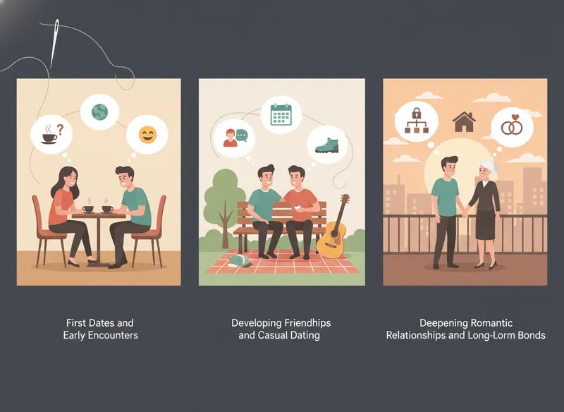 Tailoring Questions to Different Relationship Stages - question to ask guys you like visual guide