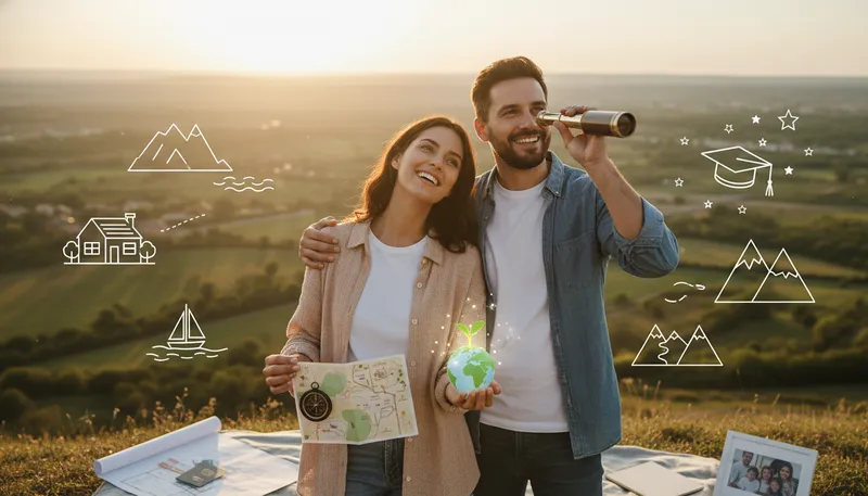 Future Aspirations and Shared Dreams - relationship questions to ask a man visual guide