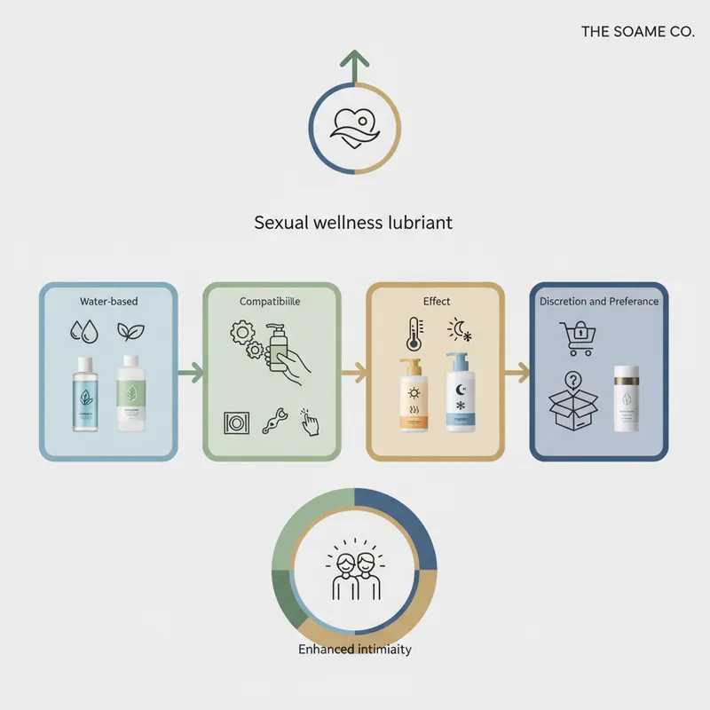 sexual wellness lubricant infographic - How to Choose the Right Lubricant A StepbyStep Guide