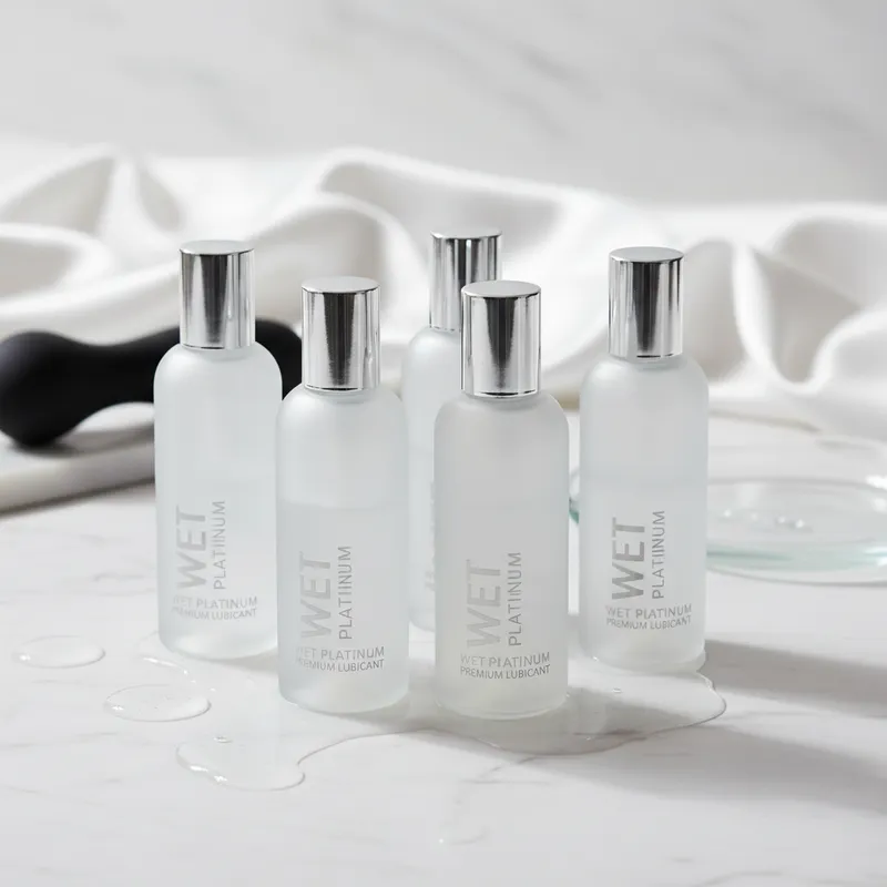 6 Wet Platinum Premium Lubricant - sexual wellness lubricant visual guide