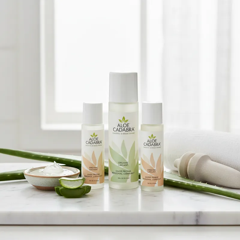 7 Aloe Cadabra Organic Personal Lubricant - sexual wellness lubricant visual guide