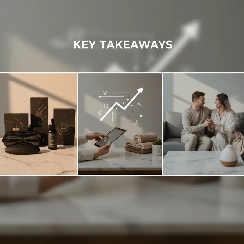 Key Takeaways - sexual wellness products wholesale visual guide