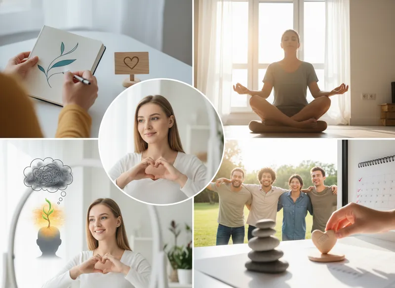 Practical Strategies for Cultivating Positive Thoughts - think of positive thoughts visual guide