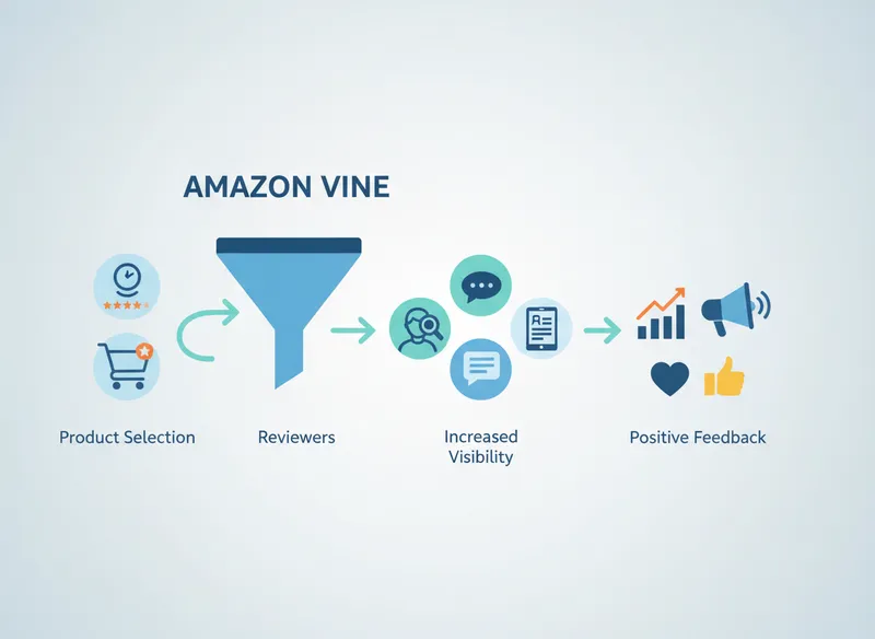 what is amazon vine program infographic - How Does Amazon Vine Work? The Mechanics of the Program