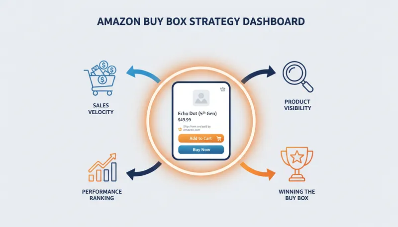what is the amazon buy box infographic - How AdsCrafted Empowers You to Win the Amazon Buy Box