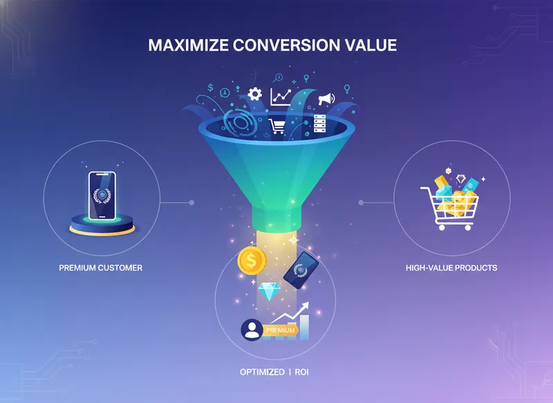 Examples and Use Cases of Maximize Conversion Value - which smart bidding strategy optimizes for value visual guide